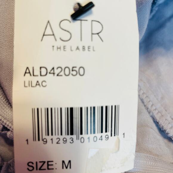 ASTR the Label Lavender Lace Overlay Off the Shoulder Party Dress Women Sz M NWT - Picture 11 of 11